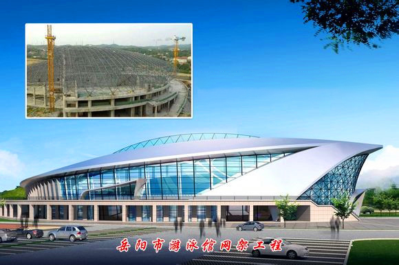 樟树游泳池网架